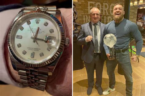 conor mcgregor gifts rolex|conor mcgregor black forge inn.